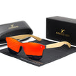 Laden Sie das Bild in den Galerie-Viewer, BAMBOO - 2024 Designer Sonnenbrille Handgefertigt aus Edlem Naturholz