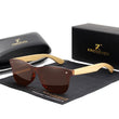 Laden Sie das Bild in den Galerie-Viewer, BAMBOO - 2024 Designer Sonnenbrille Handgefertigt aus Edlem Naturholz