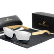 Laden Sie das Bild in den Galerie-Viewer, BAMBOO - 2024 Designer Sonnenbrille Handgefertigt aus Edlem Naturholz