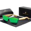 Laden Sie das Bild in den Galerie-Viewer, BAMBOO - 2024 Designer Sonnenbrille Handgefertigt aus Edlem Naturholz