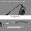 Laden Sie das Bild in den Galerie-Viewer, KINGSEVEN - 2024 6001 Vintage Designer Sonnenbrille Polarisierte Gläser