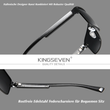 Laden Sie das Bild in den Galerie-Viewer, KINGSEVEN - 2024 9148 Designer Sonnenbrille Polarisierte Gläser