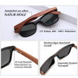 Laden Sie das Bild in den Galerie-Viewer, BAMBOO - 2024 7477 Bluelight Designer Sonnenbrille Handgefertigt aus Edlem Naturholz