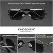 Laden Sie das Bild in den Galerie-Viewer, KINGSEVEN - 2024 9164 Designer Sonnenbrille Polarisierte Gläser