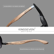 Laden Sie das Bild in den Galerie-Viewer, BAMBOO - 2024 7171 Designer Sonnenbrille Handgefertigt aus Edlem NATUR-HOLZ