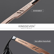Laden Sie das Bild in den Galerie-Viewer, BAMBOO - 2024 7477 Bluelight Designer Sonnenbrille Handgefertigt aus Edlem Naturholz