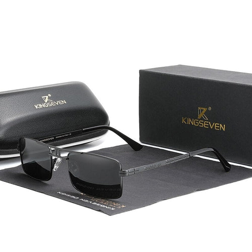 KINGSEVEN - 2024 7661 Vintage Designer Sonnenbrille Polarisierte Gläser