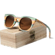 Laden Sie das Bild in den Galerie-Viewer, BAMBOO™ - 2023 3553 Fashion Sonnenbrille Handgefertigt aus Edlem Naturholz