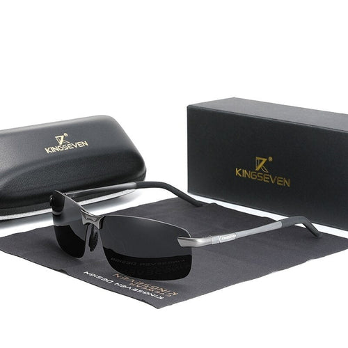 KINGSEVEN - 2024 6001 Vintage Designer Sonnenbrille Polarisierte Gläser