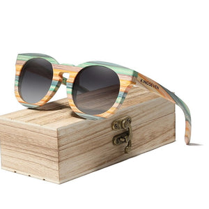 BAMBOO™ - 2023 3553 lunettes de soleil mode Fabriquées à la main à partir de bois naturel noble