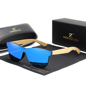 BAMBOO - 2024 Designer Sonnenbrille Handgefertigt aus Edlem Naturholz