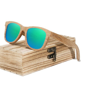 BAMBOO™ - 2023 3773 modieuze zonnebril Handgemaakt van fijn, natuurlijk hout