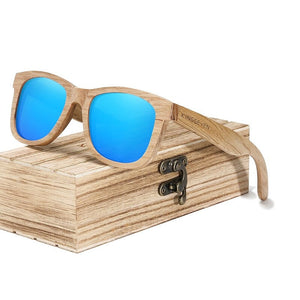 BAMBOO - 2024 3773 Fashion Sonnenbrille Handgefertigt aus Edlem Naturholz