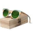Laden Sie das Bild in den Galerie-Viewer, BAMBOO™ - 2023 3553 Fashion Sonnenbrille Handgefertigt aus Edlem Naturholz