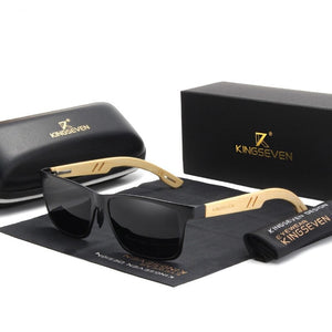 BAMBOO™ - 2024 Designer Sonnenbrille Handgefertigt aus Edlem Naturholz