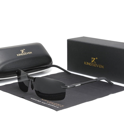 KINGSEVEN - 2024 6001 Vintage Designer Sonnenbrille Polarisierte Gläser