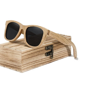 BAMBOO™ - 2023 3773 modieuze zonnebril Handgemaakt van fijn, natuurlijk hout