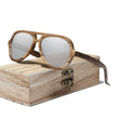 Laden Sie das Bild in den Galerie-Viewer, BAMBOO™ - 2023 N80071 Designer Sonnenbrille Handgefertigt aus Edlem Natur Holz