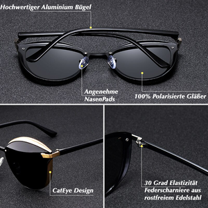 KINGSEVEN™ - 2023 N-7824 Cateye Designer Sonnenbrille Damen Polarisierte Gläser