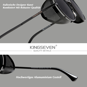 KINGSEVEN™ - 2023 8280 Retro Designer Zonnebril Gepolariseerde lenzen