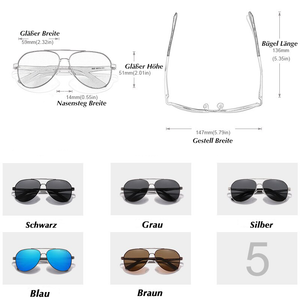 KINGSEVEN™ - 2023 9775 Designer Sonnenbrille Polarisierte Gläser