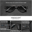 Laden Sie das Bild in den Galerie-Viewer, KINGSEVEN™ - 2024 8337 Designer Sonnenbrille Polarisierte Gläser
