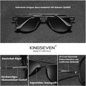 KINGSEVEN™ - 2023 8337 designer herenzonnebril 