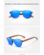 Laden Sie das Bild in den Galerie-Viewer, BAMBOO™ - 2023 7717 Designer Sonnenbrille Handgefertigt aus Edlem Natur Holz