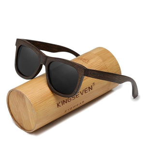BAMBOO™ - 2023 5929 Fashion Sonnenbrille Handgefertigt aus Edlem Naturholz