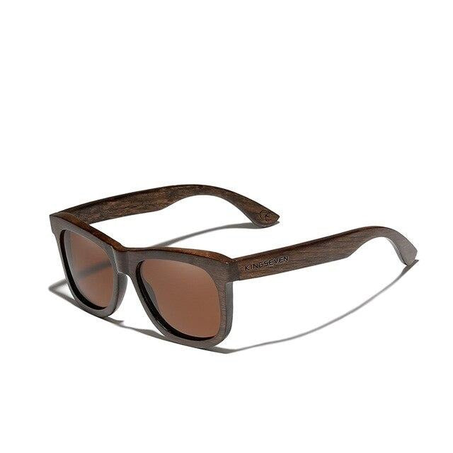 BAMBOO™ - 2023 5929 Fashion Sonnenbrille Handgefertigt aus Edlem Naturholz