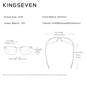 KINGSEVEN™ - 2023 9126 lunettes de soleil design pour hommes