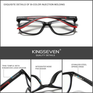 KINGSEVEN™ - 2023 9006A blauw licht doorzichtige bril