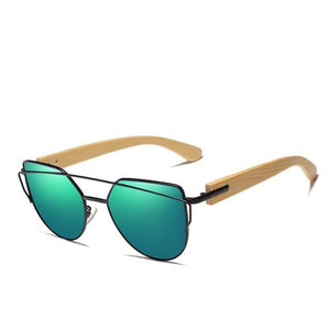 BAMBOO™ - 2024 Handgefertigt Herren/Damen Sonnenbrille aus Edlem Naturholz